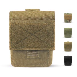 Waist Bag, Khaki Nylon EDC Pouch Pocket Organizer, Small Universal Outdoor Waist Bag for Small Tools Hiking Sports Cycling Jogging