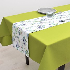 Style Decor W2600630 Table Runner/Table Center, 11.8 x 82.7 inches (30 x 210 cm), 100% Cotton, Reversible Type, Botanical Garden