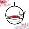 3 Pcs Hummingbird Feeder Metal Hanging Bird Feeder for Outdoor