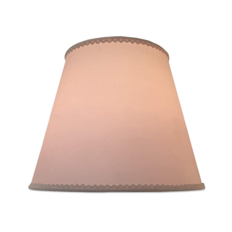 Royal Designs, Inc. Designer Empire Hardback Shade with Elegant Trim,
