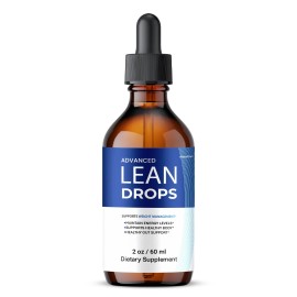 Lean Drops Liquid Supplement, All Natural Max Strength, LeanDrops (3 Pack)