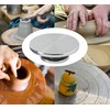 LamChyar Pottery Wheel for Adults, 7.87''/4.72'' Double-Sided Mini Pottery Wheel,