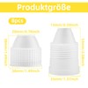 8 Pieces Plastic Couplers for Icing Bags, Upper Calibre 2.6cm/1"