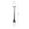 Unbranded Watermelon Slicer Cutter 2-in-1 Fork Stainless Steel Fruit Cutting