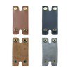Eruceky 2 x Leather Safety Razor Covers, Double Edge Razor