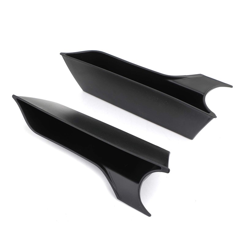 Artudatech Black Interior Door Armrest Storage Box Organizer Holde Tirm