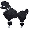 Black Poodle Dog - Facing Left - Embroidered Iron on