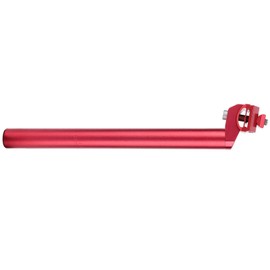 Bike Seat Post,25.4 * 300MM Mountain Road Bike Shockproof Bicycle Saddle Seat Post Tube Seatpost(Red)