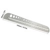 Baxnore Heavy Duty Stainless Steel Ruler, Multifunctional Metal Craft Ruler