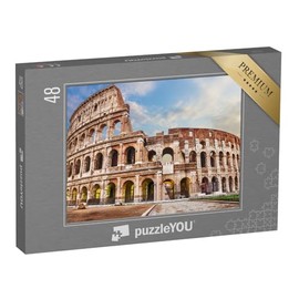 puzzleYOU: Roman Colosseum under the Clouds Puzzle 48 Pieces