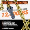 TKK 2-Pack Trailer Safety Chain - 35 Inch Chain with