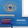 Rattan Eye Wall Mirror Hand Woven Innovative Art Dressing Makeup
