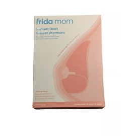 Frida Mom Instant Heat Reusable Breast Warmers - Click-to-Heat New/Sealed