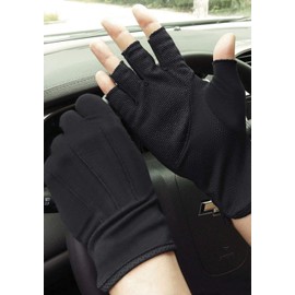 Mens Driving Gloves Summer UV Sun gloves Non Slip Touchscreen Cotton Gloves Outdoor Sunblock Gloves for Cycling Motorcycle