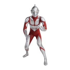 CCP 1/8 Collectible Series Thin Ultraman Fighting Pose Ver. with LED Emitting Gimmick, Approx. Total Height 6.3 inches (16 cm), PVC Painted Finished Product Soft Vinyl Figure