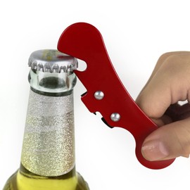 lweiyupeixx Bottle Opener Iron Manual Can Opener Comfort Use Grip Tins Jar Bottle Can Opener Tool for Cannings/Beer 9.8x2cm