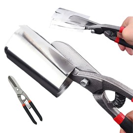Metal Sheet Cutters, Tin Snips for Straight Cutting Metal Sheet,Heavy Duty Metal Scissors Tool for Cutting Metal Wire, Keel, Aluminum, Sheet Metal, etc. (Metal Sheet Cutters 13.1 Inch)