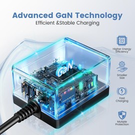 SANOOV 27W GaN PD USB-C Power Supply for Raspberry Pi 5 5.1V 5A PD USB-C Pi 5 Power Adapter for Raspberry Pi 5 16GB/8GB/4GB/2GB