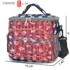 FlowFly Insulated Reusable Lunch Bag Adult Large Lunch Box for