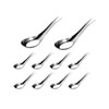 AIMALL 10 PCS Flat Bottom 304 Stainless Steel Soup Spoon,