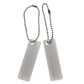Veemoon Small Portable Whetstone Diamond Stone Sharpener Pocket-Knives Sharpening Stones Mini Knives Sharpener Stone with Keychains Outdoor Sharpening Tools for Fish Hook,Knifes,Fingernail (2pcs)