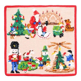 Fayler FEILER Handkerchief Hand Towel, 9.8 inches (25 cm), Women's, Elz Mountains, Red