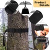 2 Pack Treestands Strap Gear Hangers with 12 Metal Hooks,Hunting