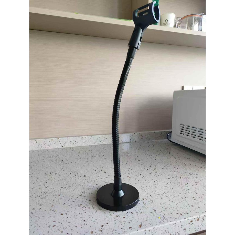 Gooseneck Podium Microphone Mount Stand, 13 inch Flexible Arm with