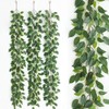 Mizii 3 Packs Artificial Vines Garland 42'' Fake Ficus Vine