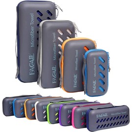 BAGAIL BASICS Microfiber Towel Perfect Sports & Travel & Beach Towel. Fast Drying - Super Absorbent - Ultra Compact. Suitable for Camping, Gym, Beach, Swimming, Backpacking Royal Blue 28 x 56 inches