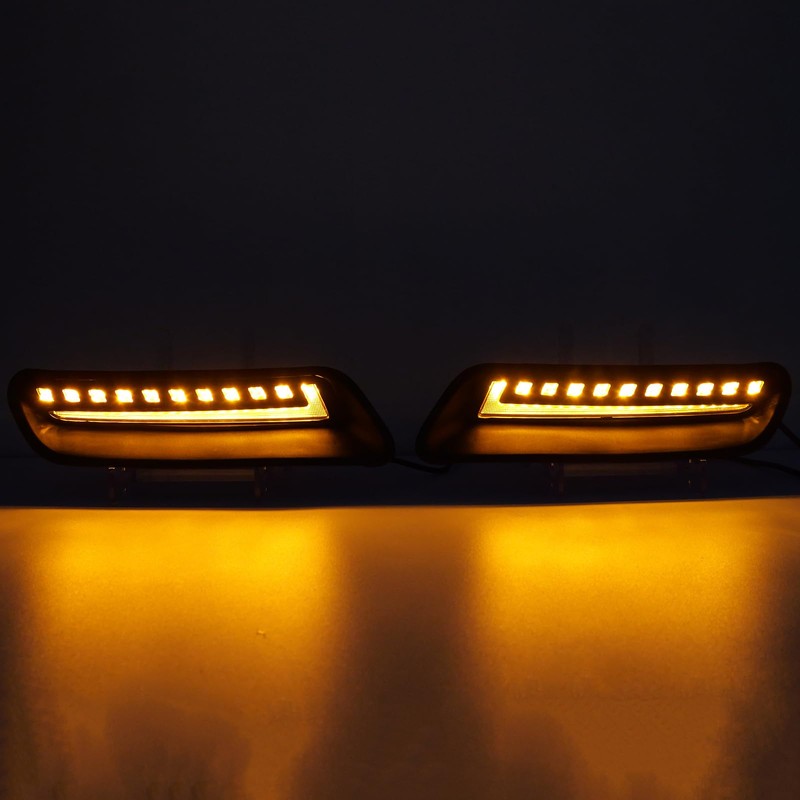 ECAHAYAKU LED Hood Vent Light Fit For Ram 1500 (2010-2018)