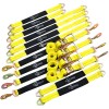 Trekassy 12 Pack Axle Straps Car Trailer Hauler Ratchet Tie