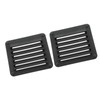 2pcs Air Vent Ventilation Opening Side Exhaust Port Rectangular Ventilation
