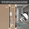 Modern Pocket Door Hardware - Privacy Lock with Finger Flush