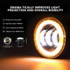 RUANI 4 Inch Angel Eyes LED Fog Light Car Front