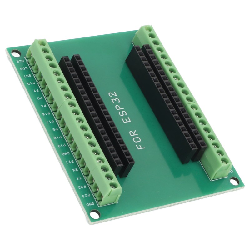 2Pcs ESP32 Breakout Board 38 Pin 2 in 1 Dual