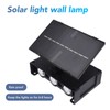 Solar Outdoor Lights Waterproof 6 LED Bulbs Ambient Outdoor Wall