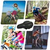 BELSVOR Comfortable Bicycle Saddle, Bicycle Saddle with Double Spring Shock