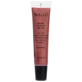 Natio Australia Tinted Lip Balm SPF 50+ Blushing, 15ml - Shea Butter & Vitamin E - Hydrating, Ultra Moisturising, UVA/UVB Broad Spectrum Protection - Made in Australia