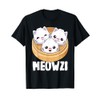 Dumpling Cat Cute Dim Sum Cats Kawaii Meowzi Baozi T-Shirt