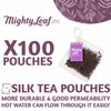 Mighty Leaf Earl Grey Decaf Tea, 100 Tea Pouches