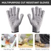 8PCS Fish Scaler Remover, Stainless Steel Fish Scaler with Gloves,