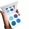 SZDYM 4 Colors Pigmented Eyeshadow Palette,cosmetic duochrome Matte eyeshadow,Creamy Texture