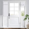 HOMEIDEAS Side Door Window Curtains, Front Door Curtains for Small
