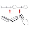 Pocket Toothpick Holder Waterproof Aluminium Alloy Toothpick Box Metal Pill