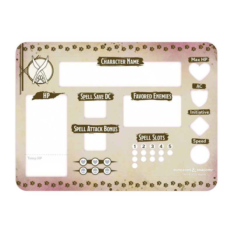 Gale Force Nine Ranger Token Set, Multicolor