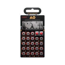 Teenage engineering pocket operator PO-28 robot, live synthesizer and sequencer, with parameter locks, glide control and punch-in effects