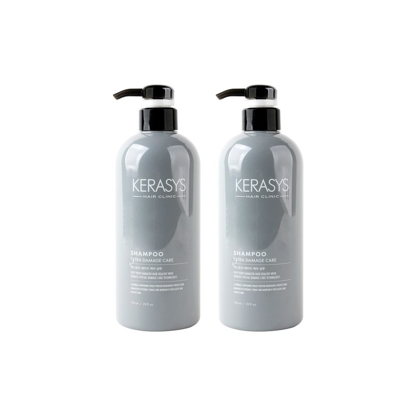Aekyung (2 packs) Kerasis Extra Damage Care Shampoo 750g /