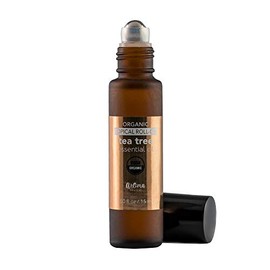 SpaRoom USDA Certified Organic Topical Roll-On Essential Oils, 15 ml, Tea Tree