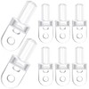 6 Pieces Hardware Tilt Wand Tip Repair Tilt Wand for Broken Horizontal Blind Hardware Wand Assembly Replacement Kits Vertical Blinds Replacement Slats Exterior Window Shutters for Interior Windows